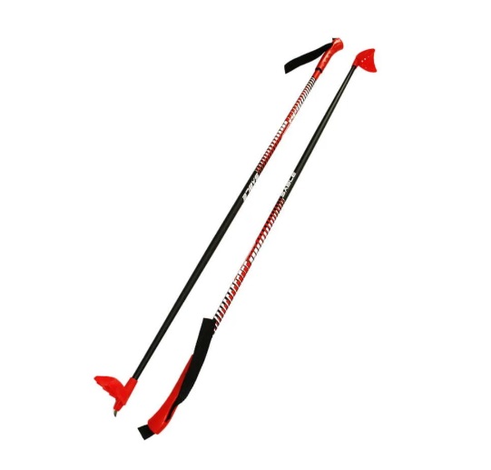 Палки для беговых лыж STC Brados Sport Composite 155, красный