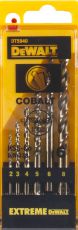 Сверло STANLEY STA 56002-QZ Набор сверл по металлу HS-E COBALT. 2-3-4-5-6-8 мм