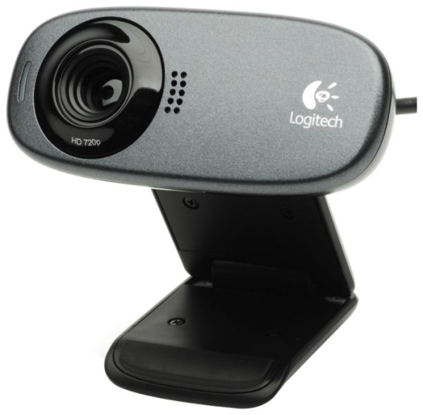 Веб-камера Logitech C310 HD WEBCAM черный